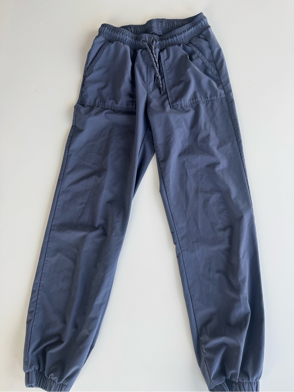 Athleta Girls Violet- Blue Drawstring Joggers (size 8-10)